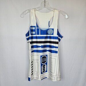 STAR WARS R2D2 Women's Racerback Tank Top, Size S